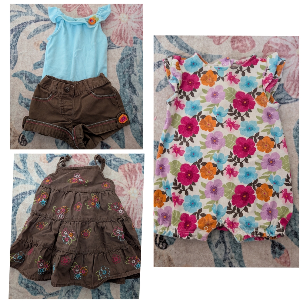 Gymboree Happy Hippos 3-6m‎ Four Piece Collection
